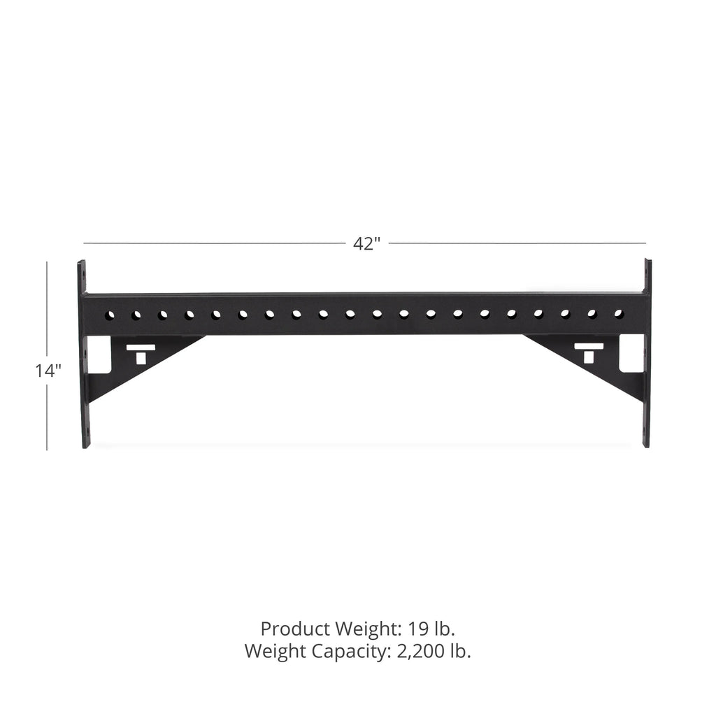 Titan Fitness T-3 Series Crossmember With Gussets, 2" x 3" Stabilizer Bar Power Rack Connector - Perfect for your project