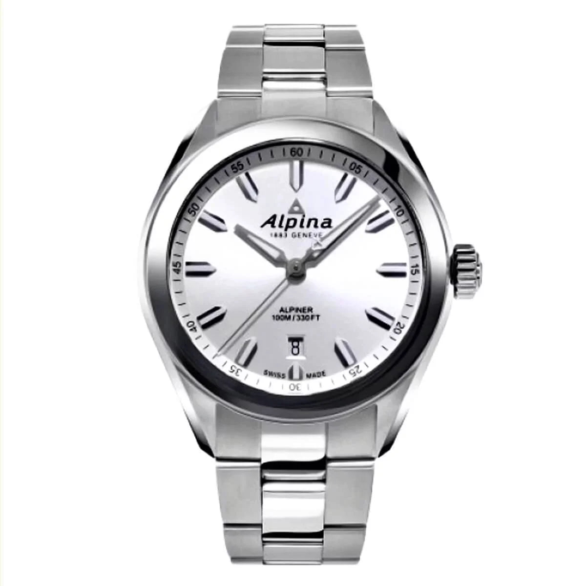 Top-quality Alpina AL-240SS4E6B Men's Alpiner Quartz Silver Dial Watch