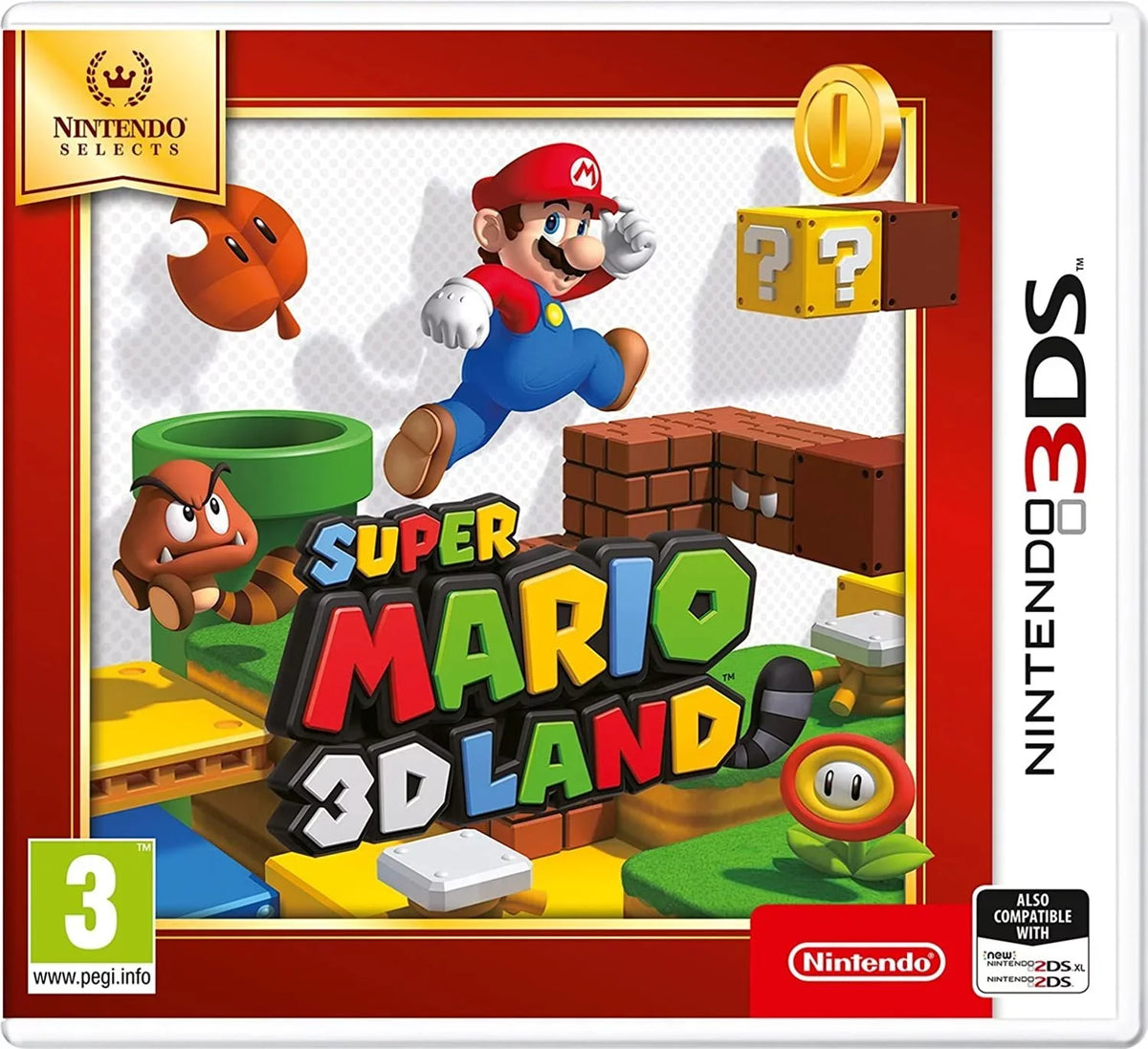 Top-quality Nintendo Selects - Super Mario 3D Land Nintendo 3DS