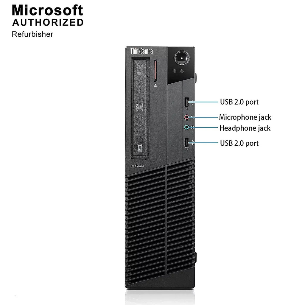 Top-quality M92P Desktop Computer PC - Quad- i5, 500GB HDD, 16GB DDR3 RAM, Windows 11 Pro, DVD, WIFI, RGB Keyboard and Mouse (Used - Like New)
