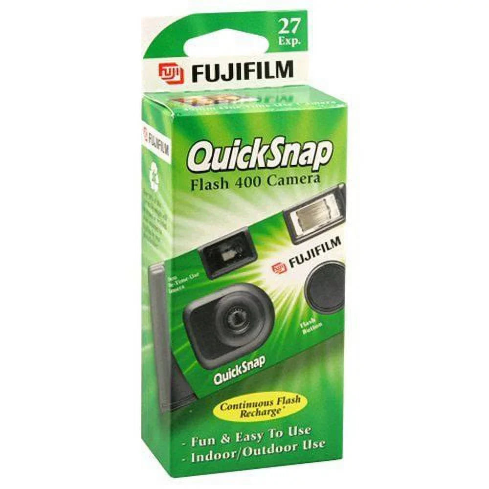 3 Fujifilm Quicksnap Flash 400 ASA Disposable Single Use 35mm Camera - Perfect for your project