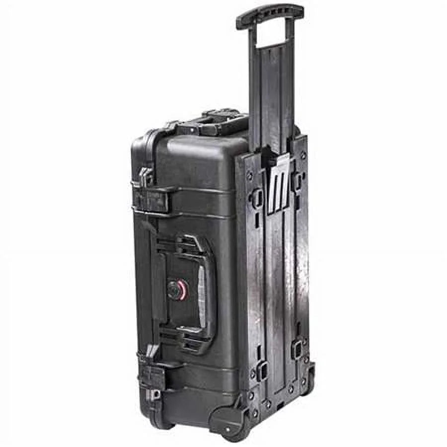 1510LFC Laptop Overnight Watertight Carry On Hard Case with Foam Insert, Laptop Sleeve & Wheels - Charcoal Black - Perfect for your project