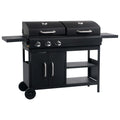 Grill gazowo-węglowy z 3 palnikami V6872(Unico/Negro)
