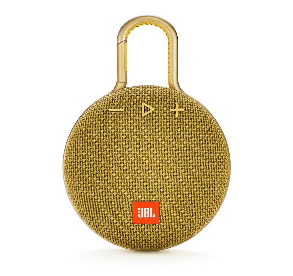 Open Box JBL Clip 3 Mustard Yellow Bluetooth Speaker - Perfect for your project