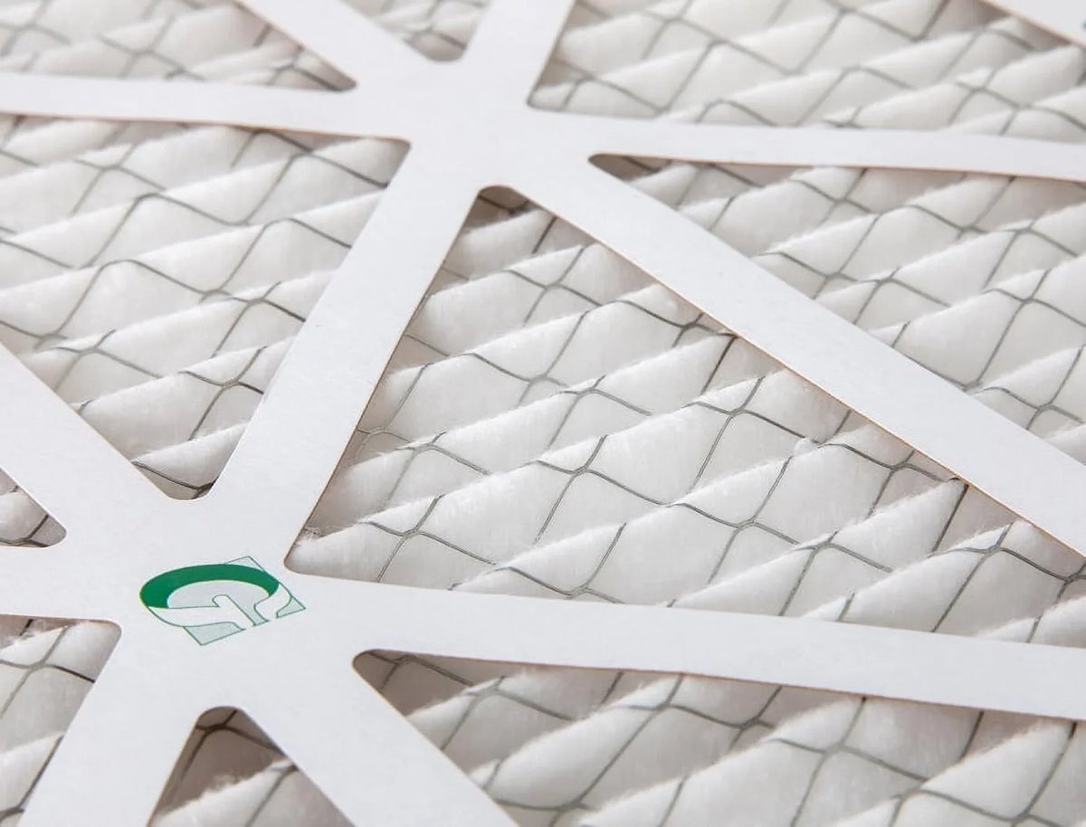 12 Pack of 10x20x2 MERV 10 Pleated 2" Inch Air Filters by Glasfloss. Actual Size: 9-1/2 x 19-1/2 x 1-3/4 - Perfect for your project
