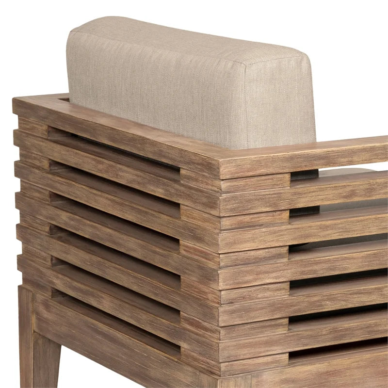 Glendora Island Outdoor 7 Piece Live Edge Dining Set in Eucalyptus and Rope - Perfect for your project