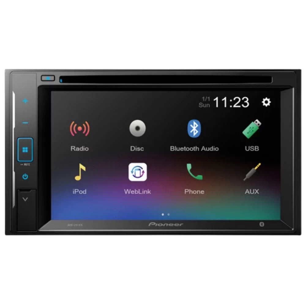 Top-quality KIT4711 Bundle for 2013-2014 Ford F150 Classic Dash W/ Pioneer AVH-241EX Double DIN Car Stereo with Bluetooth/Backup Camera/Install Kit/in-Dash DVD/CD AM/FM 6.2" Touchscreen Digital Media Receiver
