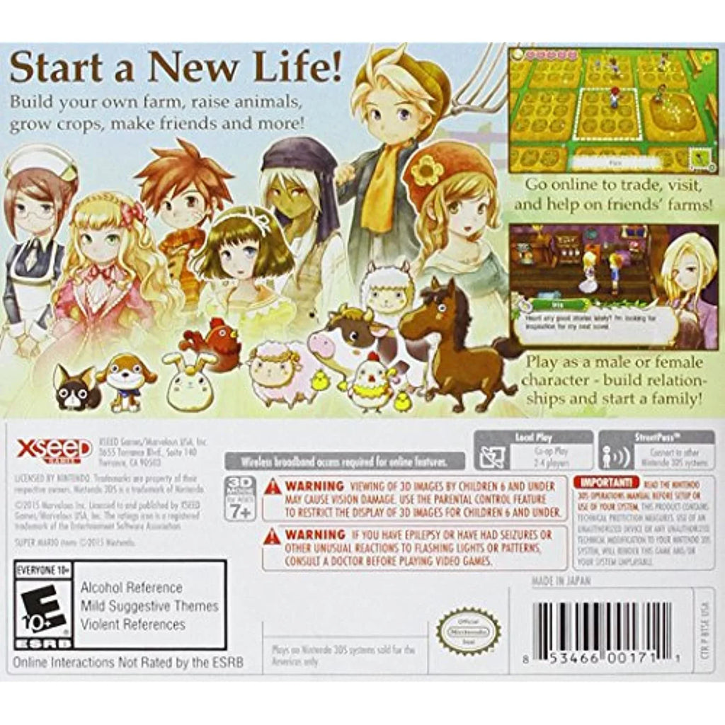 Story Of Seasons - Nintendo 3Ds - Perfect for your project
