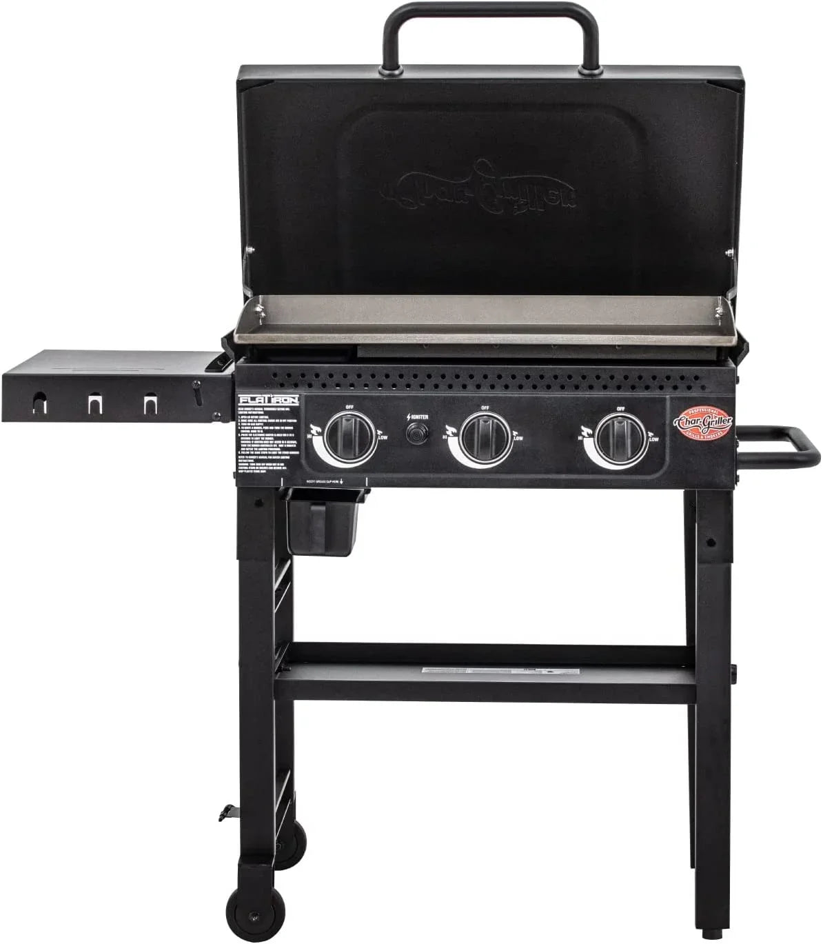 Char-Griller Flat Iron 3 Burner Griddle - Perfect for your project