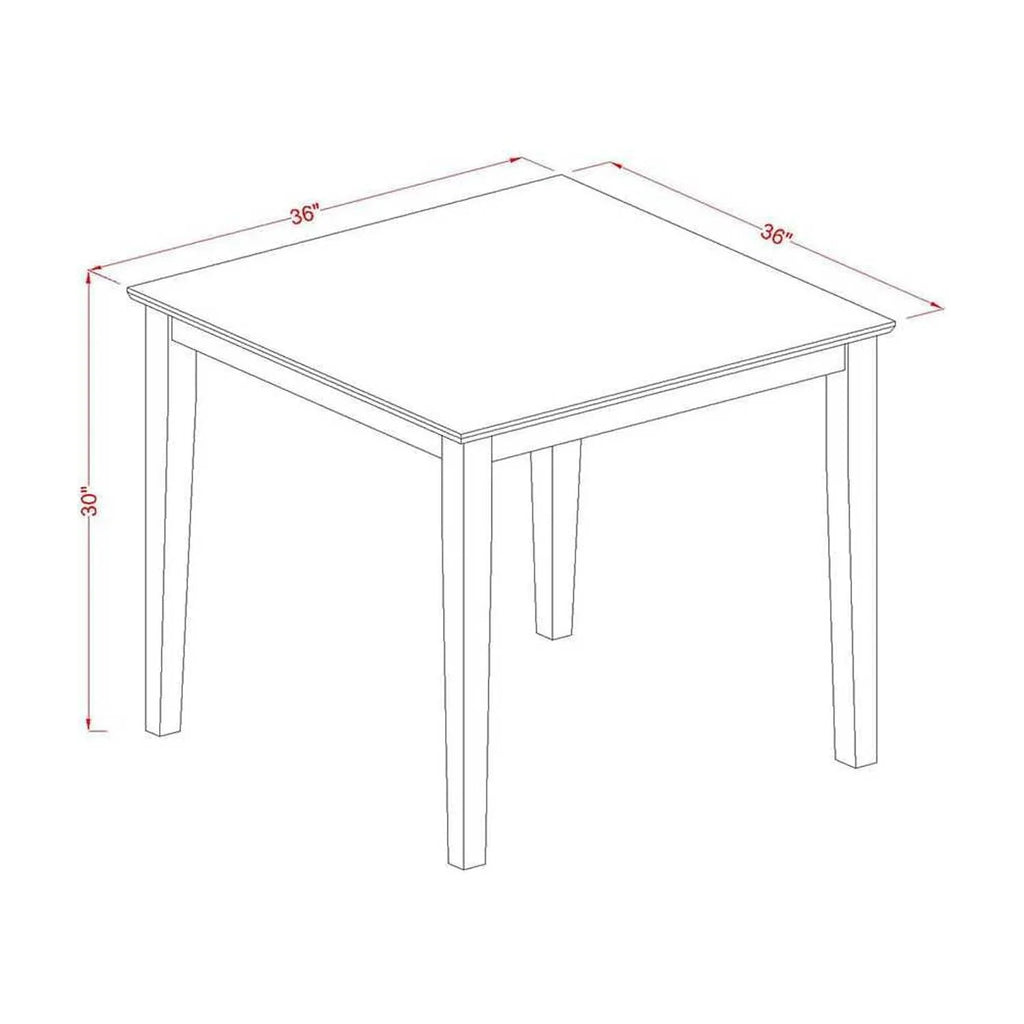 Top-quality East West Furniture 3 Piece Kitchen Table & Chairs Set