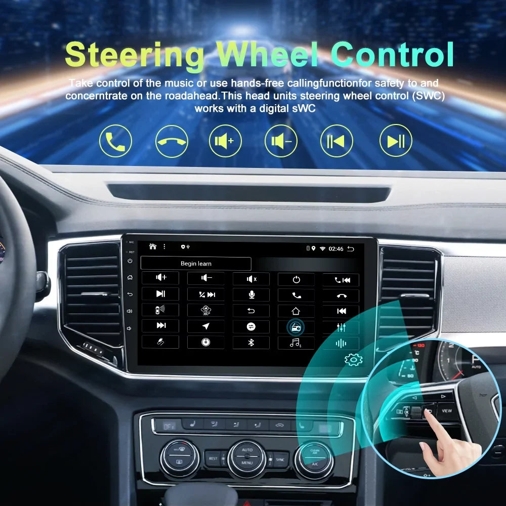Top-quality 2 DIN Car Radio for KIA Optima K5 2013-2015 Android 13 9 Inch Touch Screen Support CarPlay Android Car GPS WiFi Bluetooth 2G+32GB