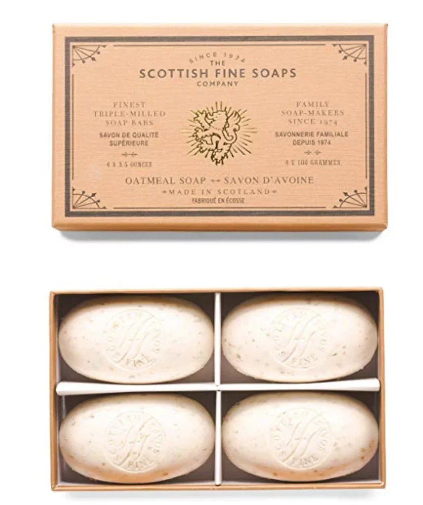 Scottish Fine Soaps Oatmeal Soap 4 X 100 - Perfect for your project