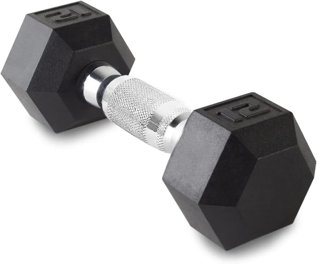 12LB Set Of 2 Hex Dumbbells Rubber Coated Cast Iron Hex Black Dumbbell Weights For Exercises Neoprene Dumbbell Hand Weights Anti-Slip Anti-Roll Hex Shape Colorful 12Lbs Pair - Perfect for your project