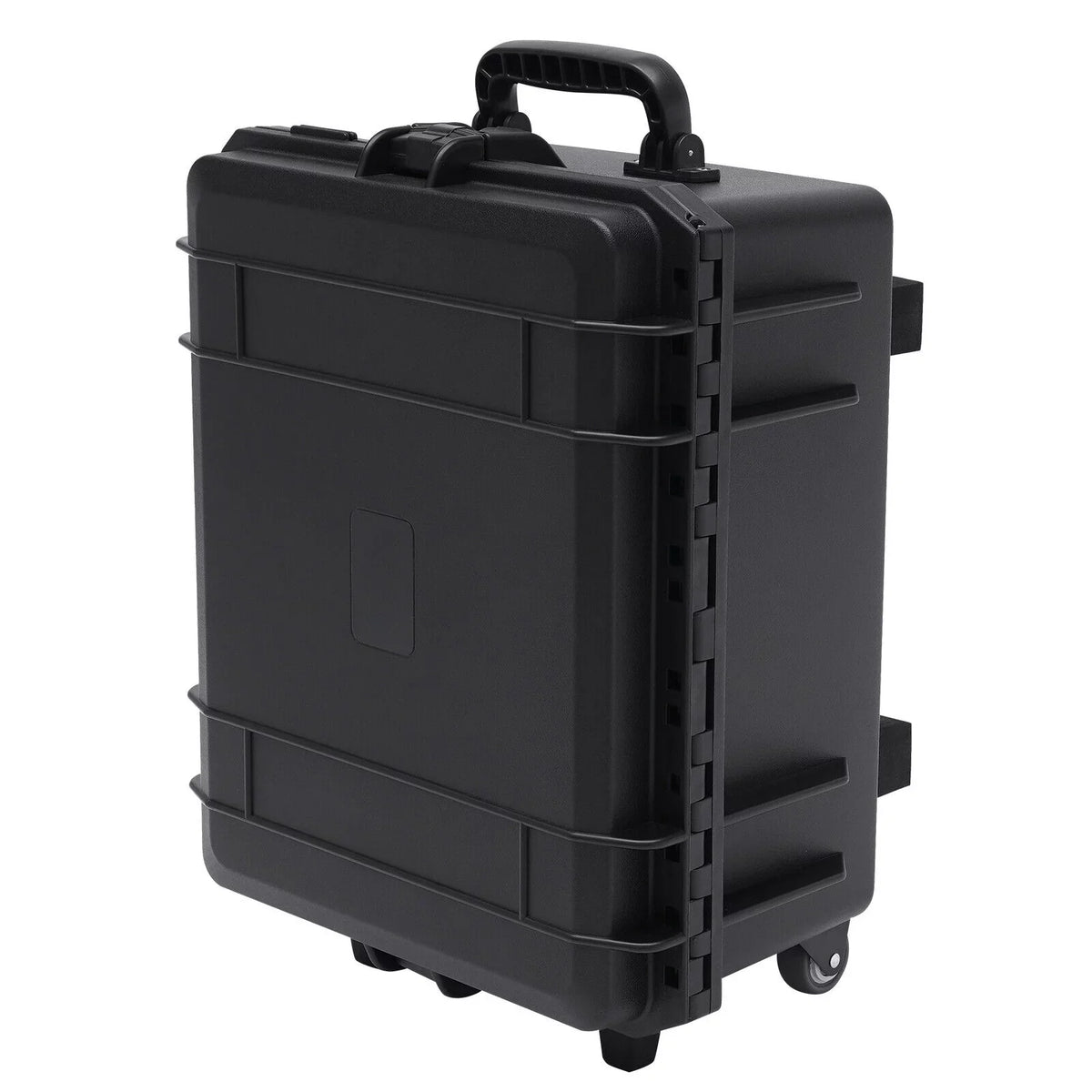 Miumaeov Large Portable Protective Water and Shock Resistant Hard Case Camera Tools Equipment Laptop Hard Case Box with Wheels and Handle with 5 Layers Foam Black 16.7" x 12" x 21.25" - Perfect for your project