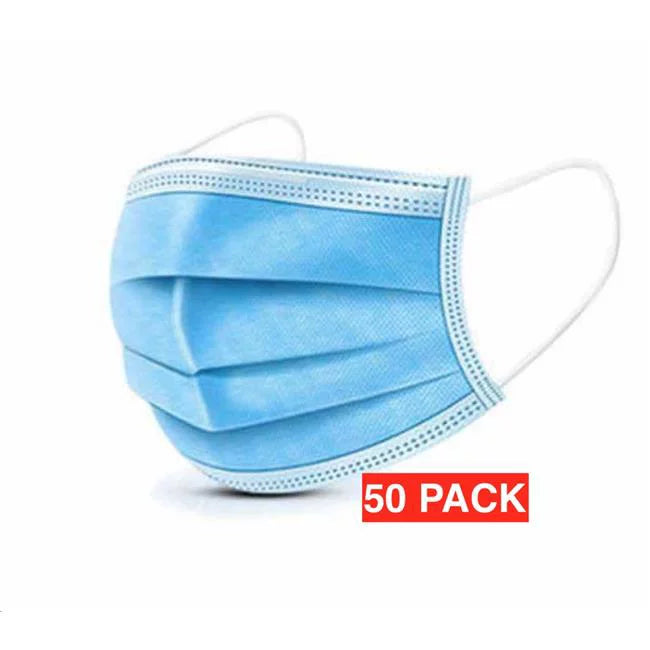 Top-quality Gopremium Unisex Non Woven Thin Section Summer Breathable Disposable Sunscreen Mask for Adult, Black - Pack of 50