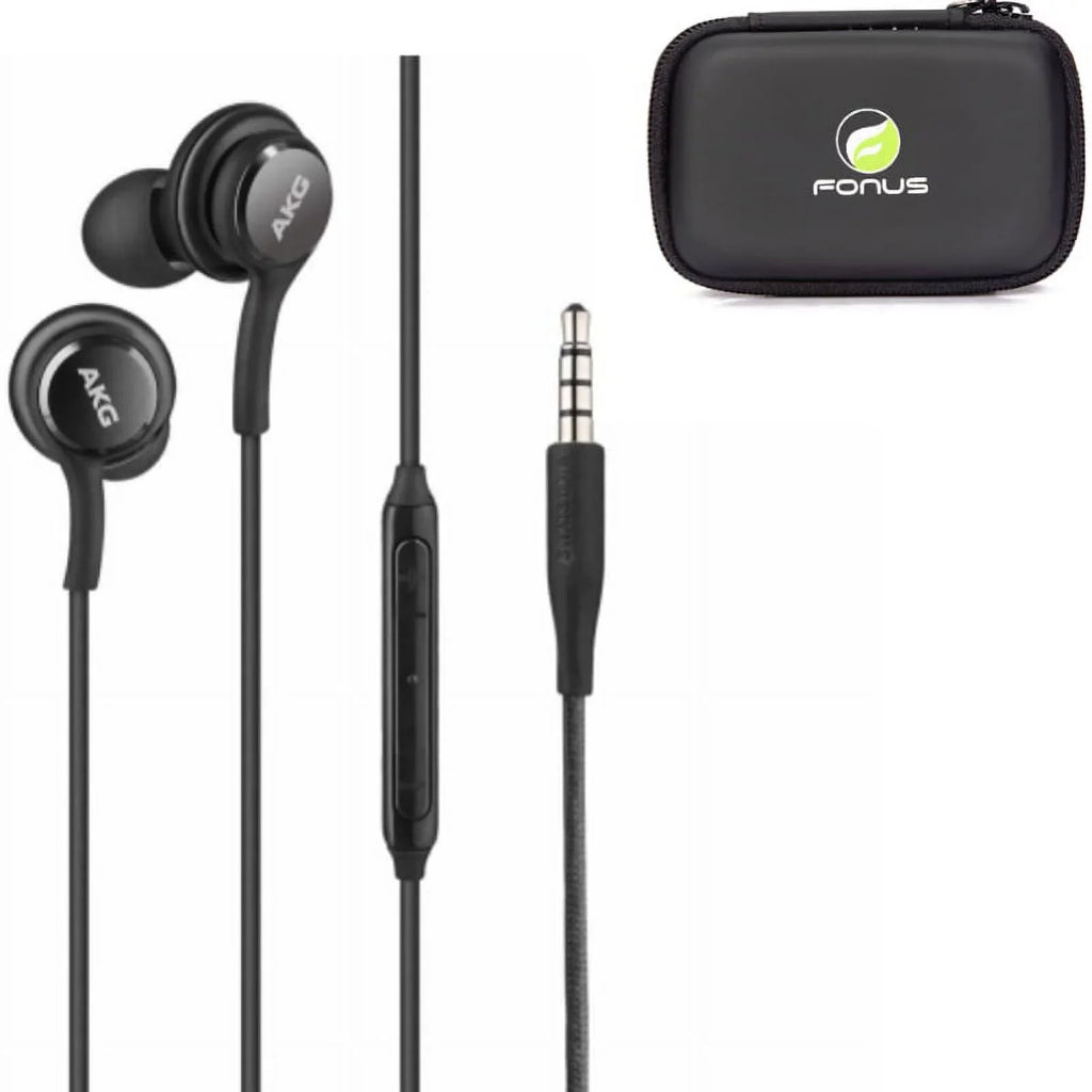 Authentic AKG Earphones Earbuds Headphones with Case P9Q for Samsung Galaxy Alpha A6 A5, Mega 6.3, Convoy 4 - Perfect for your project