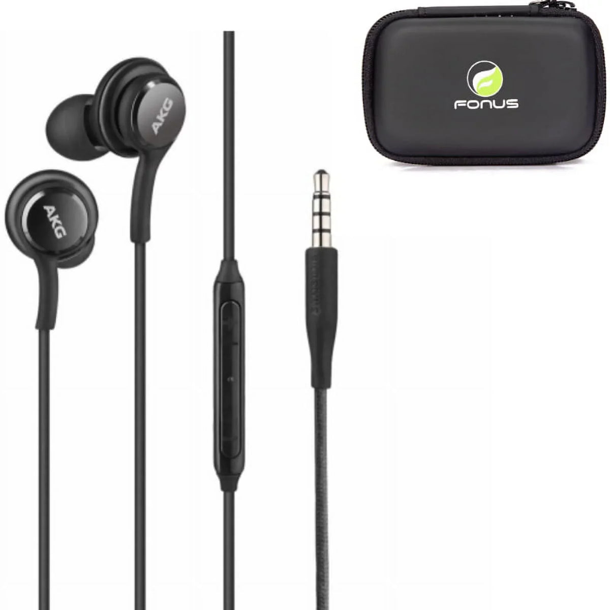 Authentic AKG Earphones Earbuds Headphones with Case P9Q for Samsung Galaxy Alpha A6 A5, Mega 6.3, Convoy 4 - Perfect for your project