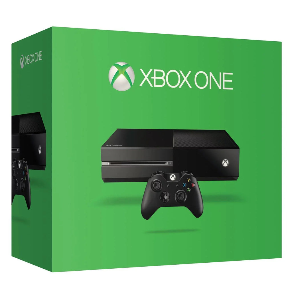 Xbox One Original 500GB Gaming Console Black With Headset BOLT AXTION Bundle Used