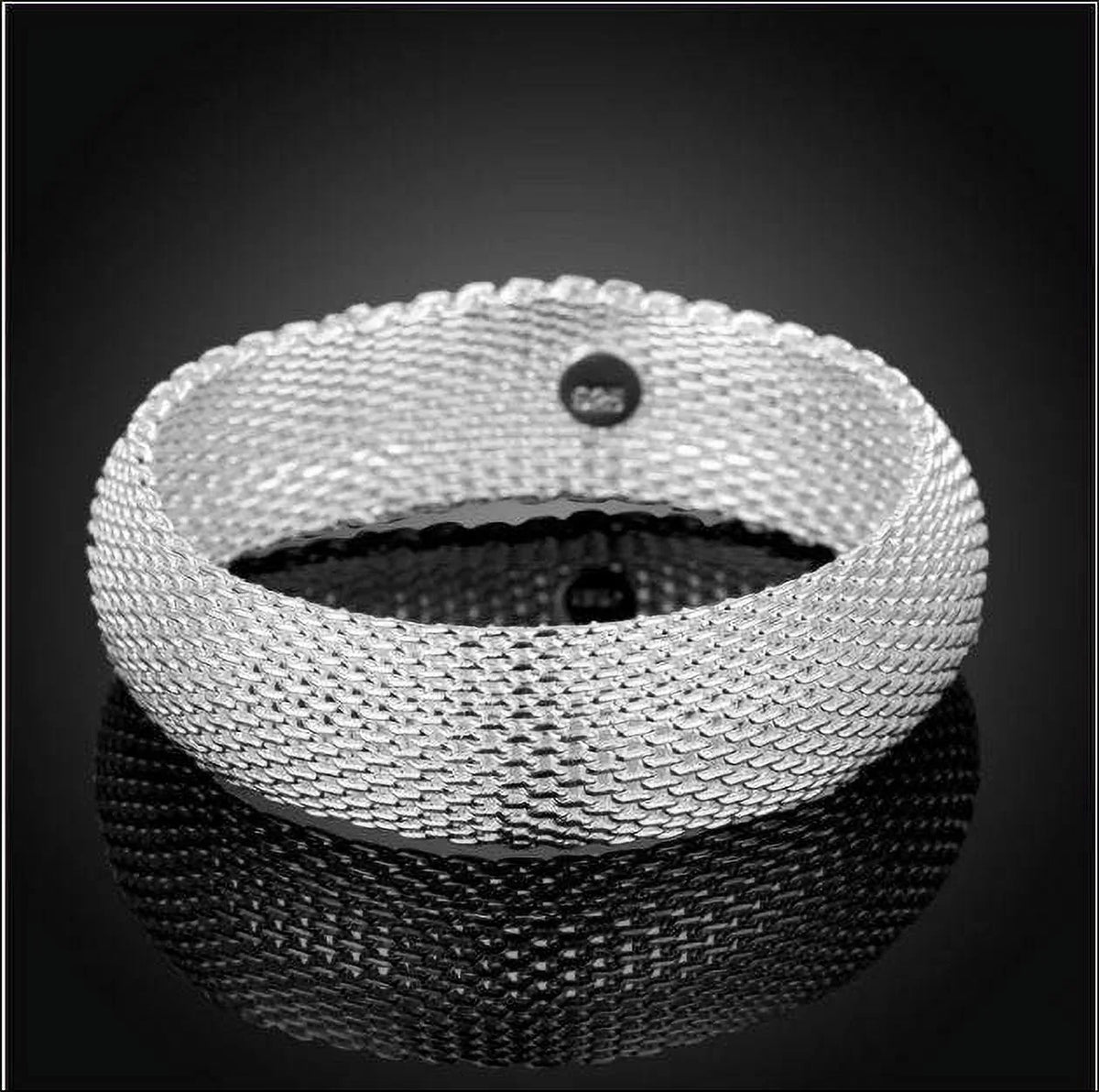 Sterling silver mesh Bracelet handcrafted very popular style - Perfect for your project