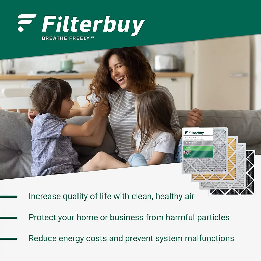 Filterbuy 14x28x1 MERV 11 Pleated HVAC AC Furnace Air Filters (4-Pack) - Perfect for your project