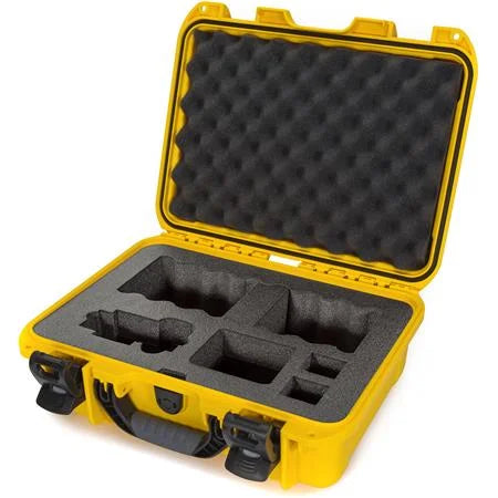 Top-quality Media Series 920 Lightweight NK-7 Resin Waterproof Hard Case with Foam Insert for Sony A7R Camera, Yellow