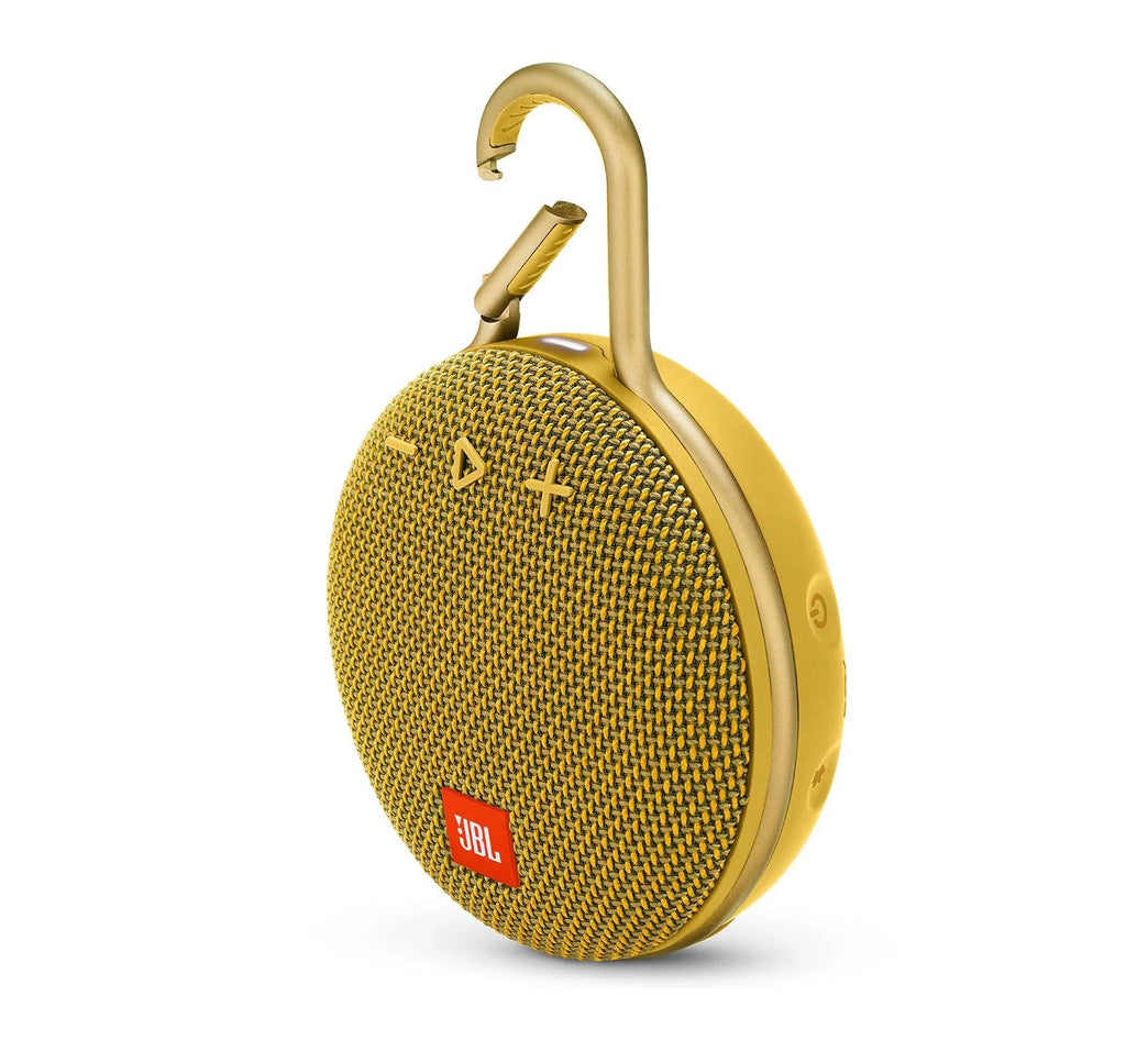 Open Box JBL Clip 3 Mustard Yellow Bluetooth Speaker - Perfect for your project