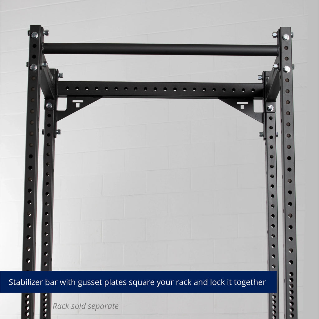 Titan Fitness T-3 Series Crossmember With Gussets, 2" x 3" Stabilizer Bar Power Rack Connector - Perfect for your project