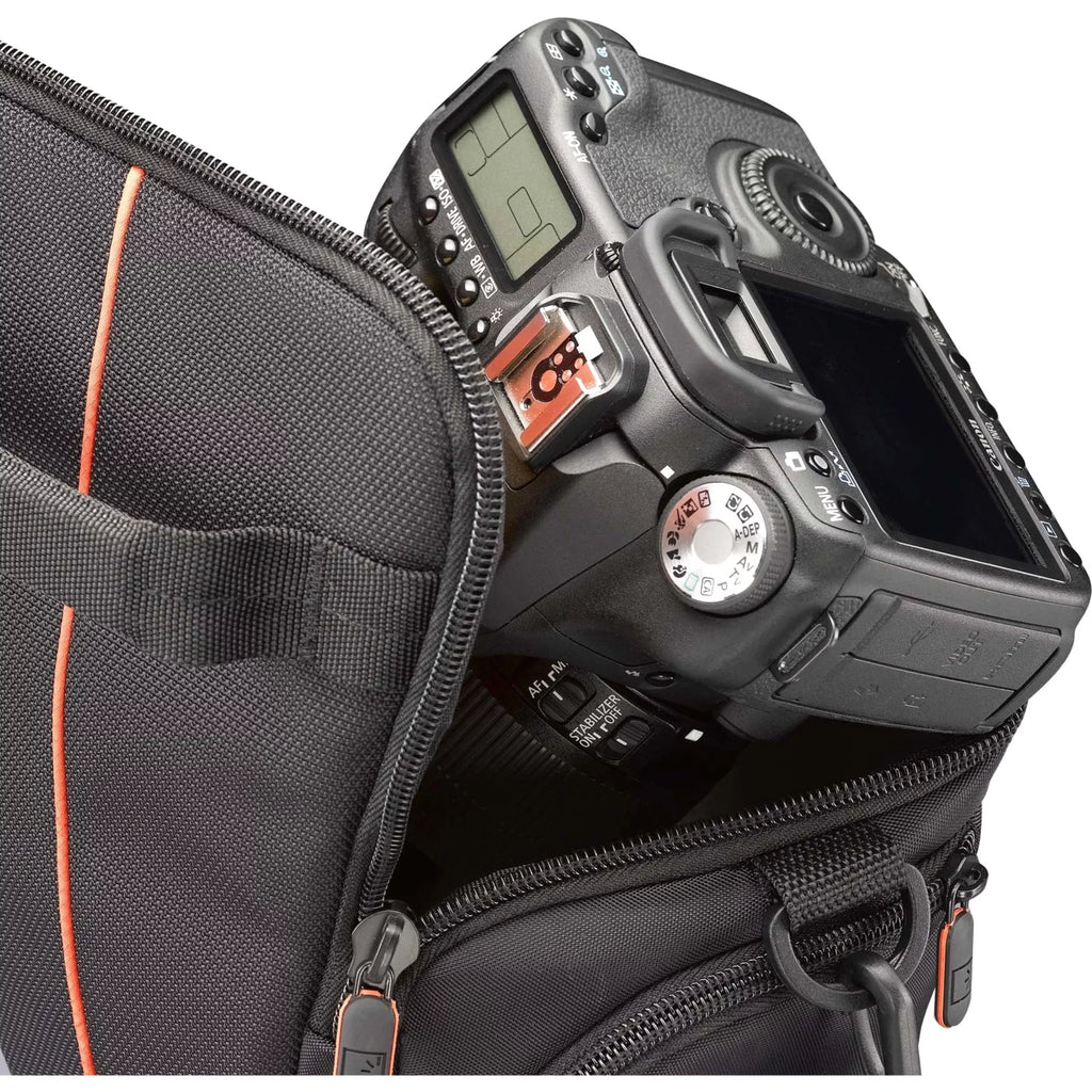 Case Logic Carrying Case (Holster) Camera, Accessories, Battery, Cable, Lens Cap, Memory Card, Cloth - Black - Perfect for your project