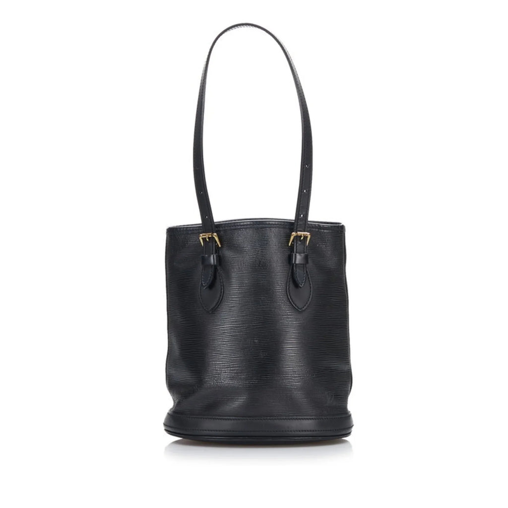 Top-quality Pre-Owned Louis Vuitton Epi Bucket PM Tote Bag Shoulder M58992 Noir Black Leather Ladies LOUIS VUITTON (Fair)