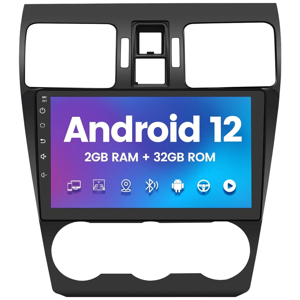 Android 12 System For Subaru Forester WRX Impreza 2013 2014 2015 Wireless Apple Carplay Android Auto 2G RAM 32GROM