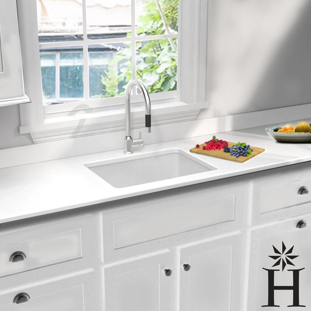 Top-quality Highpoint Collection Dualmount Fireclay Kitchen Sink