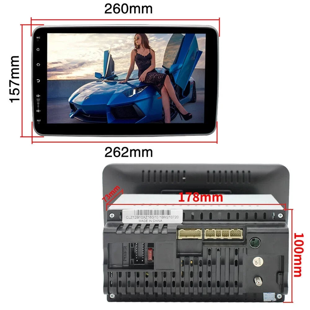 Top-quality kydely 10 Inch On-Board Android 9.1 GPS Wifi Dual Din Touch Screen Player Navigation