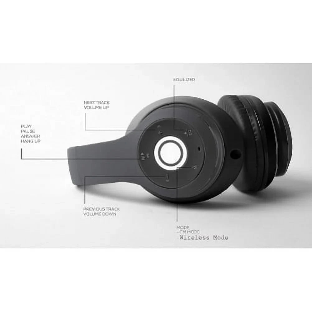 Wireless Headphones for Samsung Galaxy S23/S22/S21/S20/Ultra/Plus - Foldable Headset w Mic Hands-free Earphones Earbuds Over Ear