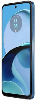 Motorola Moto G14 Dual SIM (2023) 4G LTE (4/128GB) 6.5" IPS LDC Display | Android 13 | 50MP Rear Camera | 5000mAh Battery | International Model - (Sky Blue) - Perfect for your project