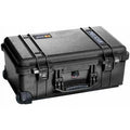 1510LFC Laptop Overnight Watertight Carry On Hard Case with Foam Insert, Laptop Sleeve & Wheels - Charcoal Black - Perfect for your project
