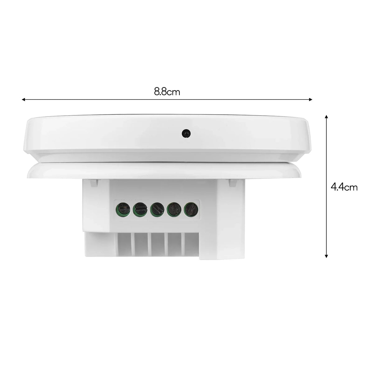 Programmable Smart Digital Room Controller with Round Backlight LCD Touchscreen for Home School Office Hotel