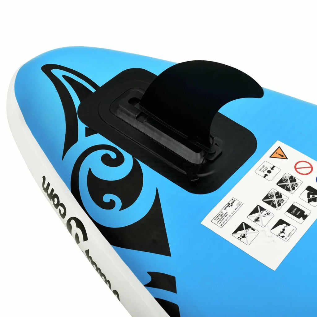 Top-quality Inflatable Paddleboard Set 120.1"x29.9"x5.9" Blue