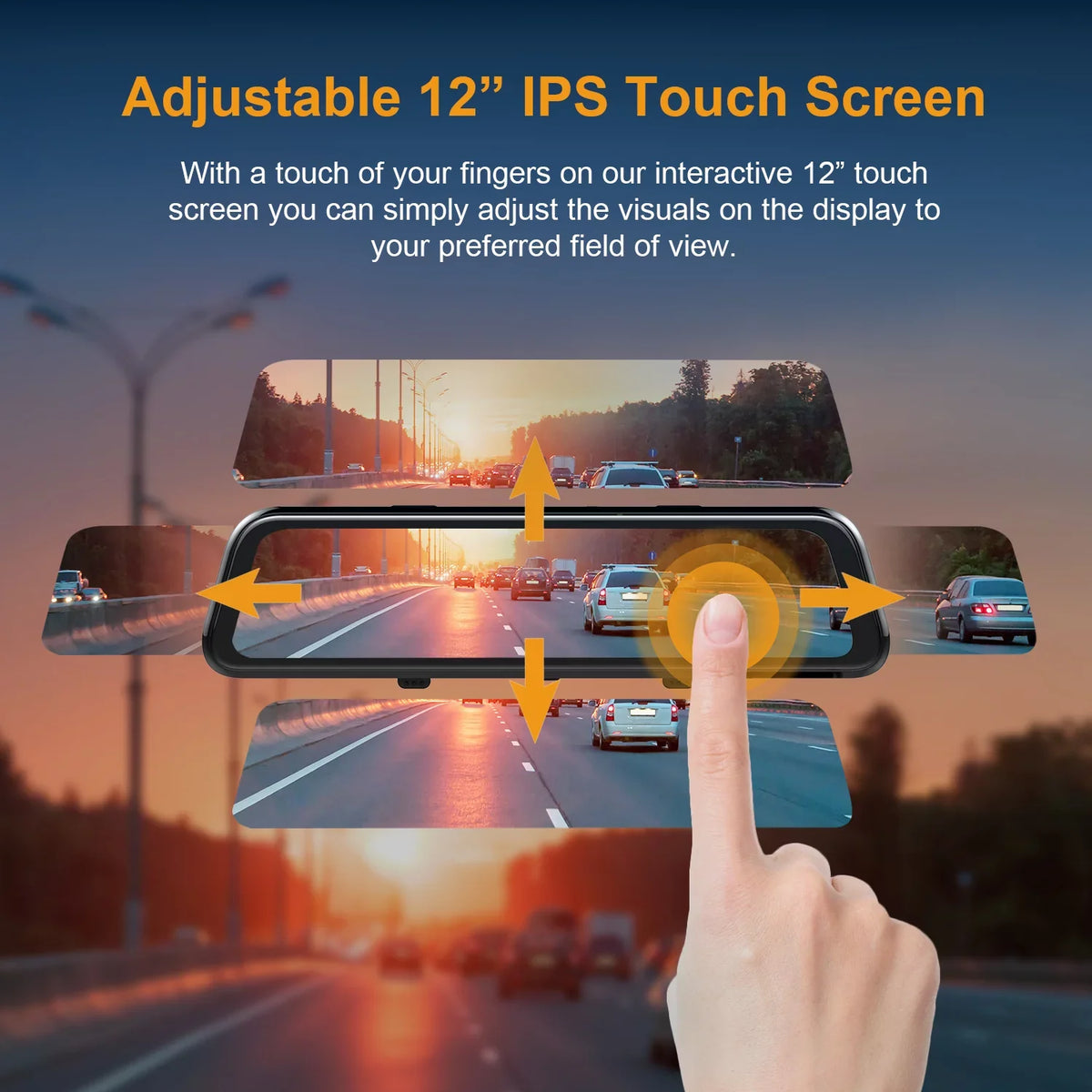 Top-quality Rexing M2 Smart Mirror Dash Cam with BSD ADAS