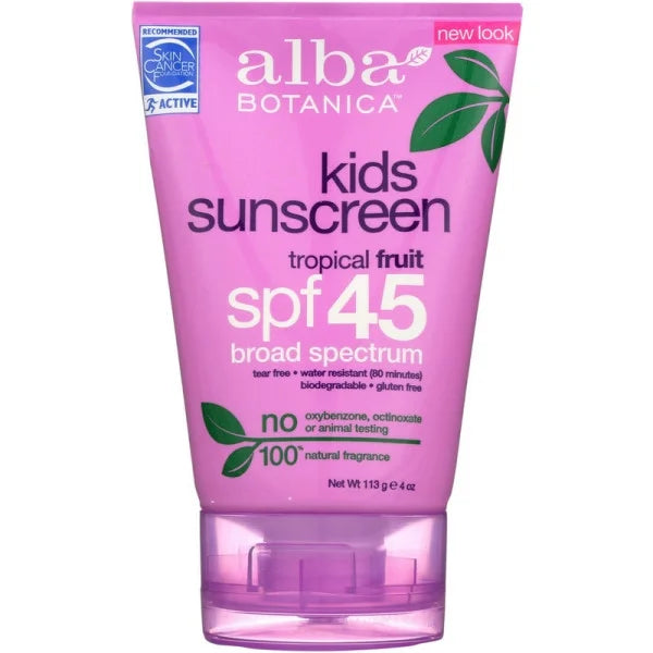 ALBA BOTANICA Kids SPF45 Sunscreen 4 OZ - Perfect for your project