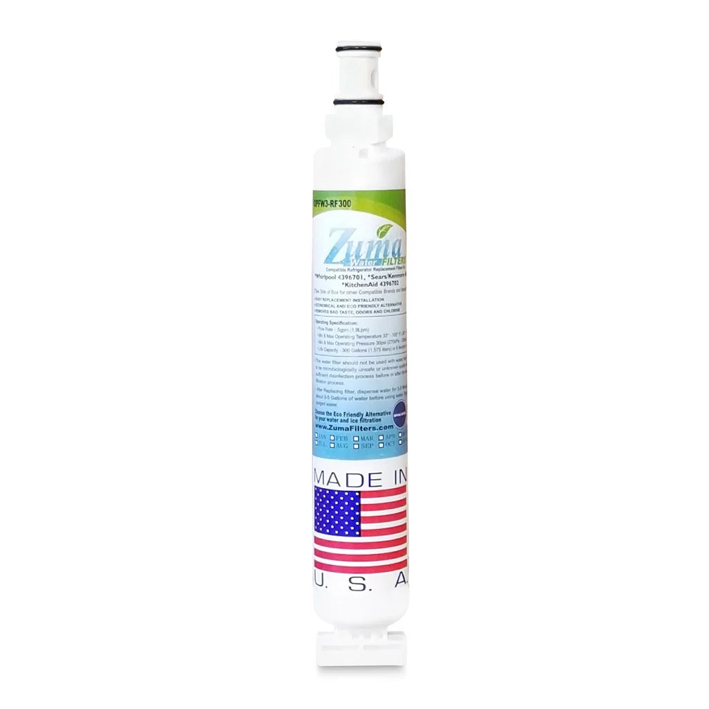 ZUMA Brand , Water and Ice Filter , Model # OPFW3-RF300 , Compatible with WhirlpoolÂ® 2301706 - 3574 - Made in U.S.A.