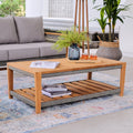 Top-quality Cambridge Casual Nassau Teak Patio Coffee Table