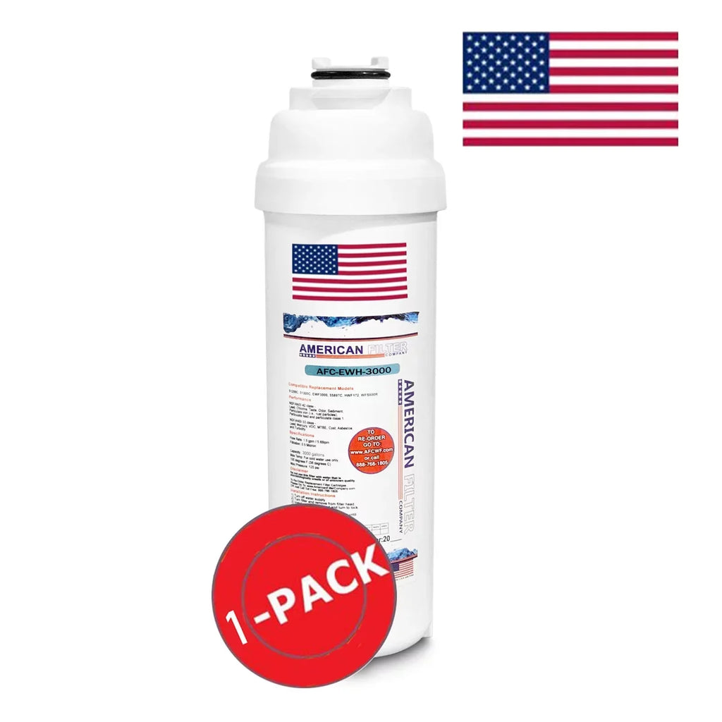 Top-quality AFC Brand , Water Filters , Model # AFC-EWH-3000 , Compatible with ElkayÂ® LZSTLDDWSVRSK - 1 Pack - Made in U.S.A.