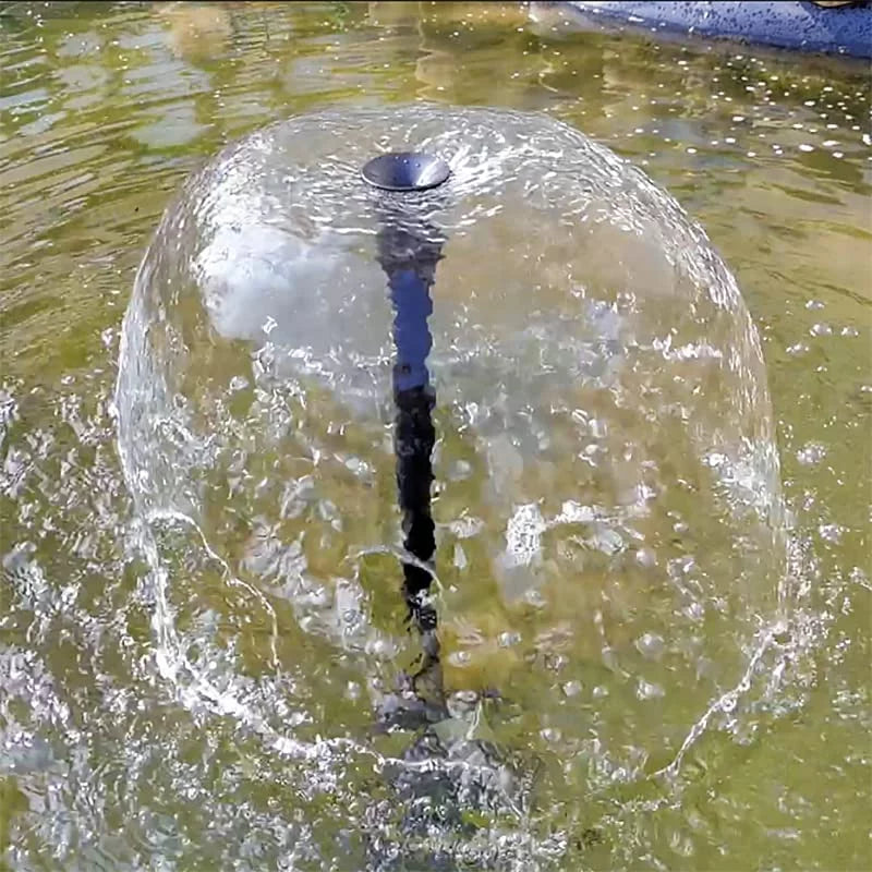 12W Solar Water Pump KIT: DC Dry-Run Protection Solar Water Pump 185 GpH with 18V 12W Solar Panel for Fountain, Fish Water Garden, and Aquarium (No Backup Battery)