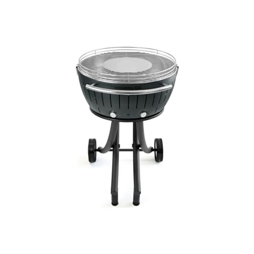 LotusGrill LG-AN-600 grill ogrodowy XXL, antracytowo-szary, średnica 57,6 cm, z zasilaczem(XXL (Ø 57,6 cm))