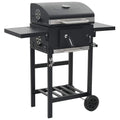 Grill węglowy z czarną dolną półką v6900(Unico/Negro)